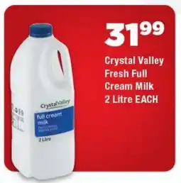 OK Foods Crystal Valley Fresh Full Cream Milk offer