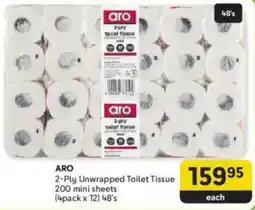 Makro ARO 2-Ply Unwrapped Toilet Tissue offer