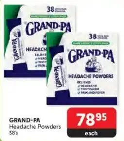 Makro GRAND-PA Headache Powders offer