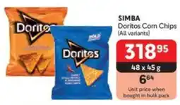 Makro SIMBA Doritos Corn Chips offer