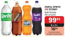 Makro FANTA, SPRITE OR STONEY Soft Drinks offer