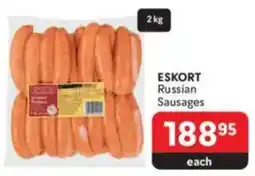 Makro ESKORT Russian Sausages offer