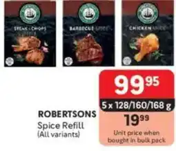 Makro ROBERTSONS Spice Refill offer