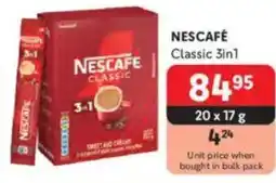 Makro NESCAFÉ Classic 3in1 offer