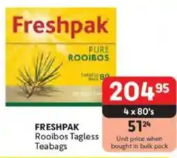 Makro FRESHPAK Rooibos Tagless Teabags offer
