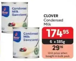 Makro CLOVER Condensed Milk offer