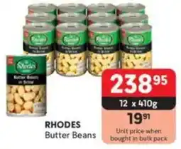 Makro RHODES Butter Beans offer