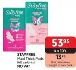 Makro STAYFREE Maxi Thick Pads offer