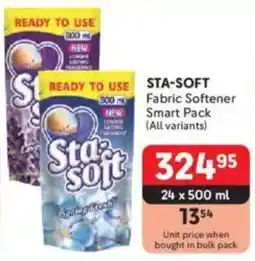 Makro STA-SOFT Fabric Softener Smart Pack offer