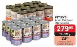 Makro PETLEY'S Adult Cat Food offer