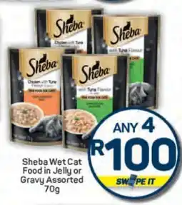 Pick n Pay Sheba Wet Cat Food in Jelly or Gravy Assorted 70g offer