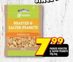 Shoprite PADKOS ROASTED & SALTED PEANUTS offer