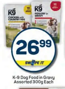 Pick n Pay K-9 Dog Food in Gravy Assorted 300g Each offer