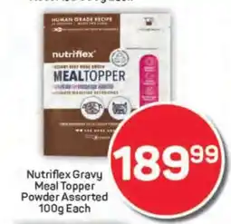 Pick n Pay Nutriflex Gravy Meal Topper Powder Assorted 100g Each offer