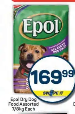 Pick n Pay Epol Dry Dog Food Assorted 7/8kg Each offer