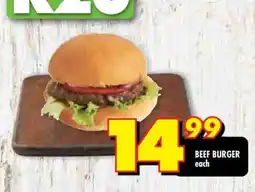 Shoprite BEEF BURGER offer