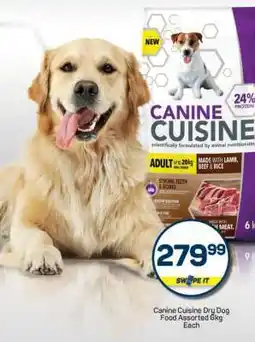 Pick n Pay Canine Cuisine Dry Dog Food Assorted 6kg Each offer