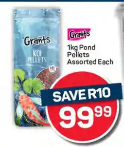 Pick n Pay Grant's 1kg Pond Pellets Assorted Each offer