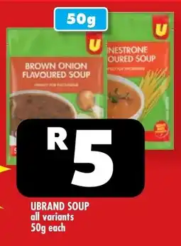 Usave Ubrand soup all variants offer