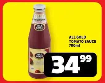 Usave All gold tomato sauce offer