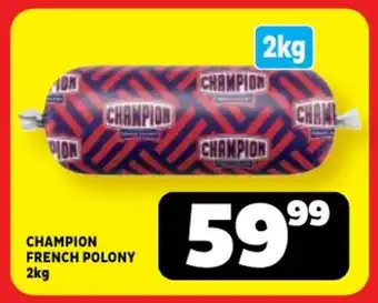 Usave Champion french polony offer