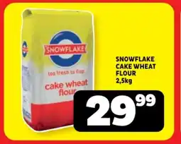 Usave Snowflake cake wheat flour offer