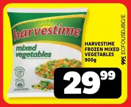 Usave Harvestime frozen mixed vegetables offer