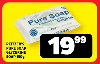 Usave Reitzer's pure soap glycerine soap offer