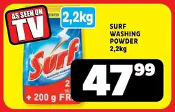 Usave Surf washing powder offer