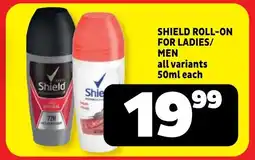 Usave Shield roll-on for ladies/ men all variants offer