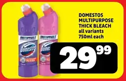 Usave Domestos multipurpose thick bleach all variants offer