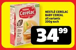 Usave Nestlé cerelac baby cereal all variants offer