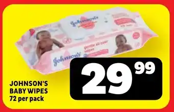 Usave Johnson's baby wipes offer