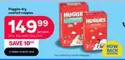 PEP Huggies Dry Comfort Nappies (58's/52's/46's/44's/42's Pack)-Per Pack offer