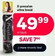 PEP X-Pression Ultra Braid (Black) offer