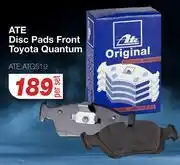 AutoZone ATE Disc Pads Front For Toyota Quantum ATE.ATG519-Per Set offer