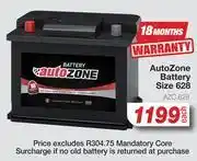 AutoZone Auto Zone Battery Size 628 AZC.628-Each offer