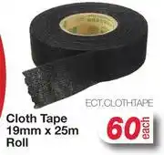 AutoZone Cloth Tape 19mm x 25m Roll ECT.CLOTHTAPE-Each offer