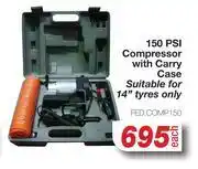 AutoZone 150 PSI Compressor With Carry Case FED.COMP150-Each offer