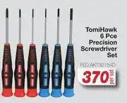 AutoZone TomiHawk 6 Pce Precision Screwdriver Set FED.AKT32154D-Per Set offer