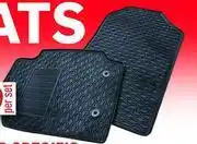 AutoZone Race Rubber Mats For Ford Ranger SGL Cab 2014+ Models FED.MAT00096 Mat Set-Per Set offer