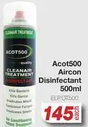AutoZone Acot 500 Aircon Disinfectant ELP.OT500-500ml Each offer