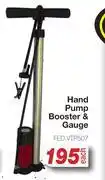 AutoZone Hand Pump Booster & Gauge FED.VTP507-Each offer
