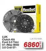 AutoZone Luk Clutch Kit For Ford 3.0 Tdci 07-/Maz BT50 3.0 Crdi 07- LUK.R478MK-Per Kit offer