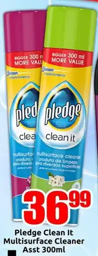 Three Star Cash and Carry Pledge Clean It Multisurface Cleaner Asst offer