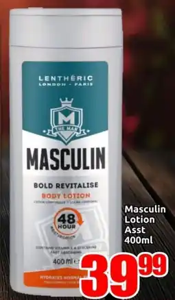 Three Star Cash and Carry Masculin Lotion Asst offer