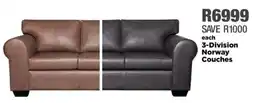 House & Home 3-Division Norway Couches offer