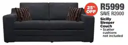 House & Home Sicilly Sleeper Couch offer