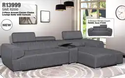 House & Home Armani Corner Chaise Lounge Suite with Console offer