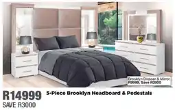 House & Home Brooklyn Headboard & Pedestals offer